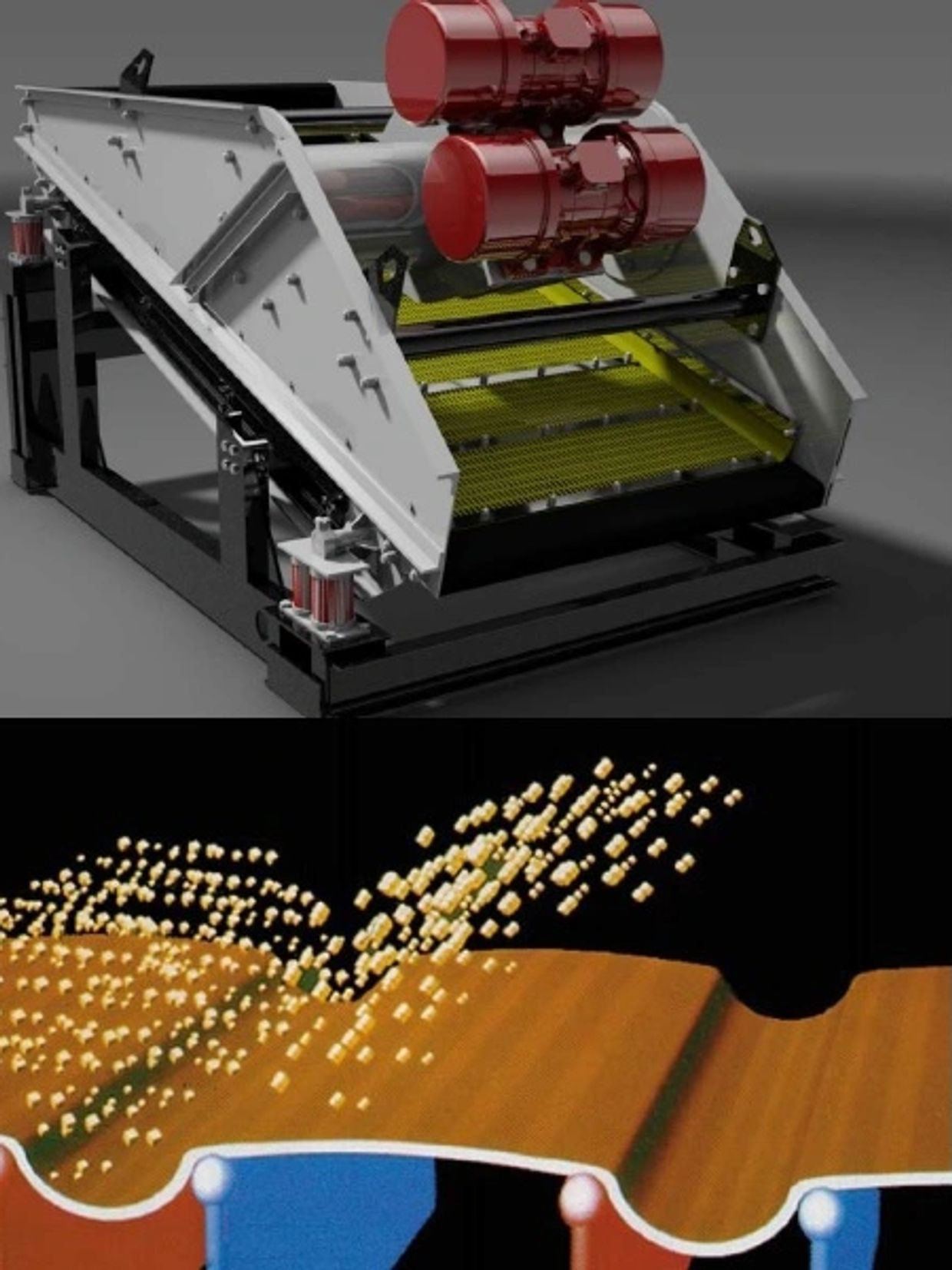 Flip Flow Screen VIBFEM